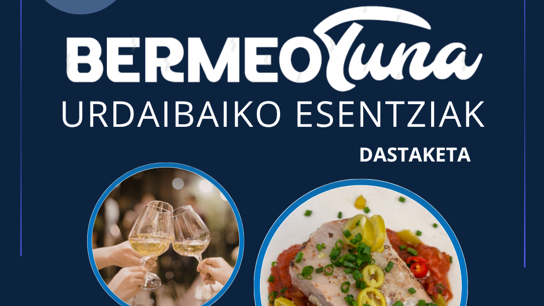 Catas de atún, bonito del norte y txakoli de Urdaibai en la Arrain Azoka de Bermeo