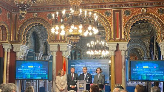 La llegada del tren de alta velocidad a Bilbao se adelantará: «Me siento orgulloso de este proyecto»
