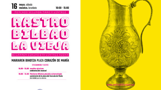 Este es el rastro, con más de 40 puestos, del que podrás disfrutar este sábado en Bilbao