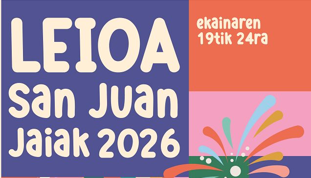‘Su eta Kolorezko Egunak’ anunciará las fiestas de San Juan 2026 en Leioa