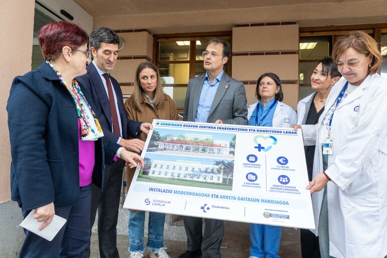 Sondika tendrá un centro de salud cinco veces más grande: consultas modernas, gimnasio y más servicios sanitarios