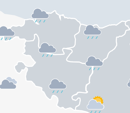 Aviso amarillo en Bizkaia por lluvias intensas: podrían caer hasta 60 litros en 24 horas