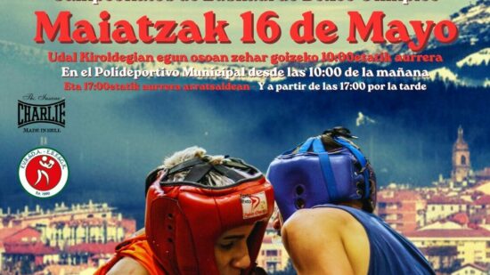 Legutio será el núcleo de boxeo el próximo sábado 16 de mayo