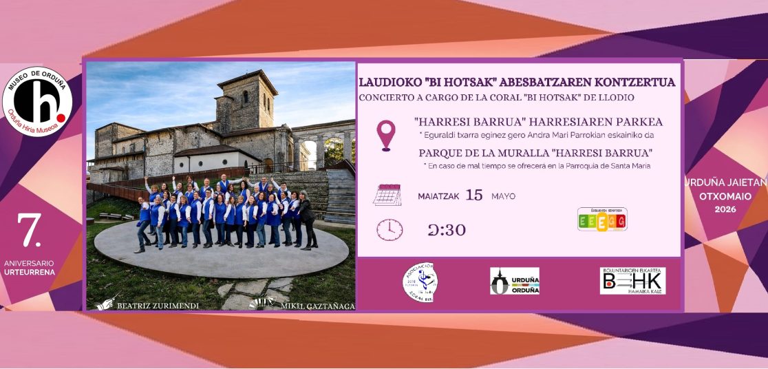 Orduña celebra tres fechas especiales del museo con un concierto