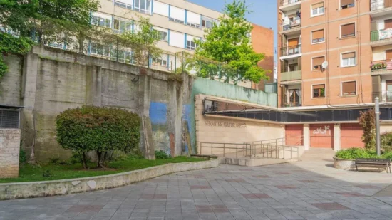 ‘Basoa’, el mural ganador de los santurtziarras para decorar el exterior del Serantes Kultur Aretoa