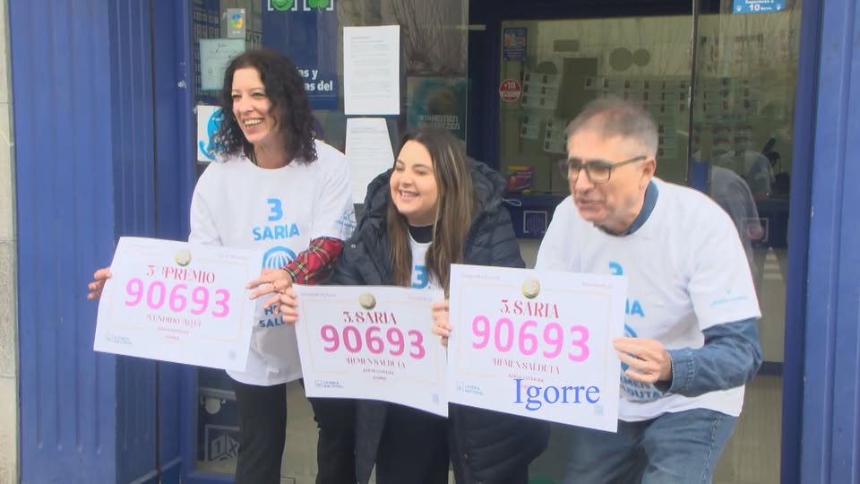 Detenido el presidente del club de rugby de Igorre por el impago de participaciones premiadas de la Lotería de Navidad