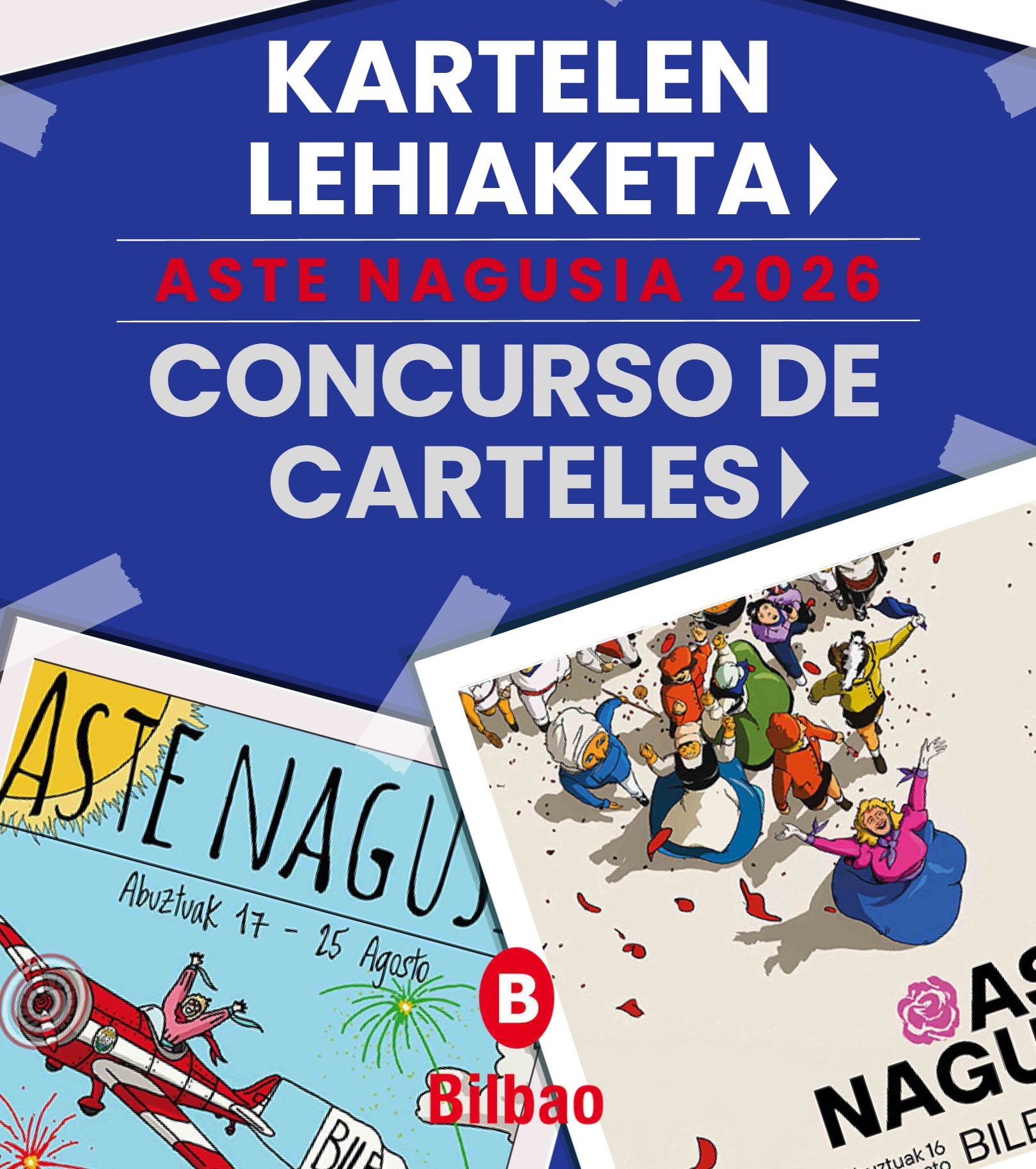 El concurso de carteles para la Aste Nagusia 2026 continúa abierto ...
