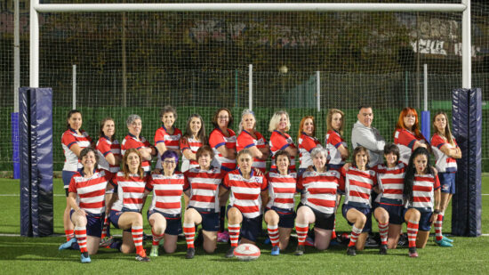 Lamiak UBR, el equipo de rugby bilbaíno de mujeres de más de 35 años