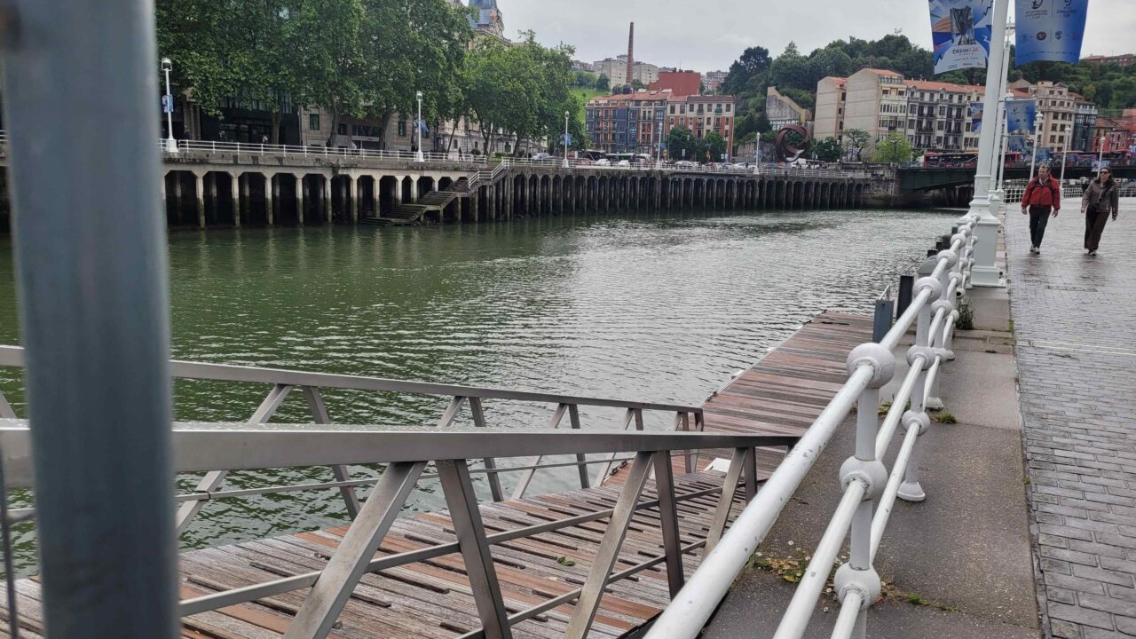 Bilbao cierra el Pantalán de Pío Baroja de forma temporal