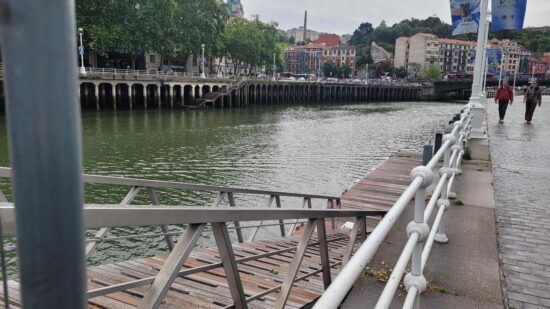 Bilbao cierra el Pantalán de Pío Baroja de forma temporal