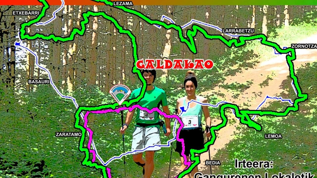Galdakao acoge este sábado la XI Mugarriz Mugarri con recorridos de 24 y 50 kilómetros
