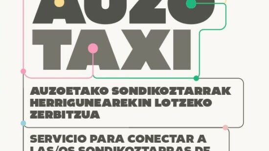 Sondika estrena su primer AuzoTaxi para conectar los barrios con el centro por solo 3 euros
