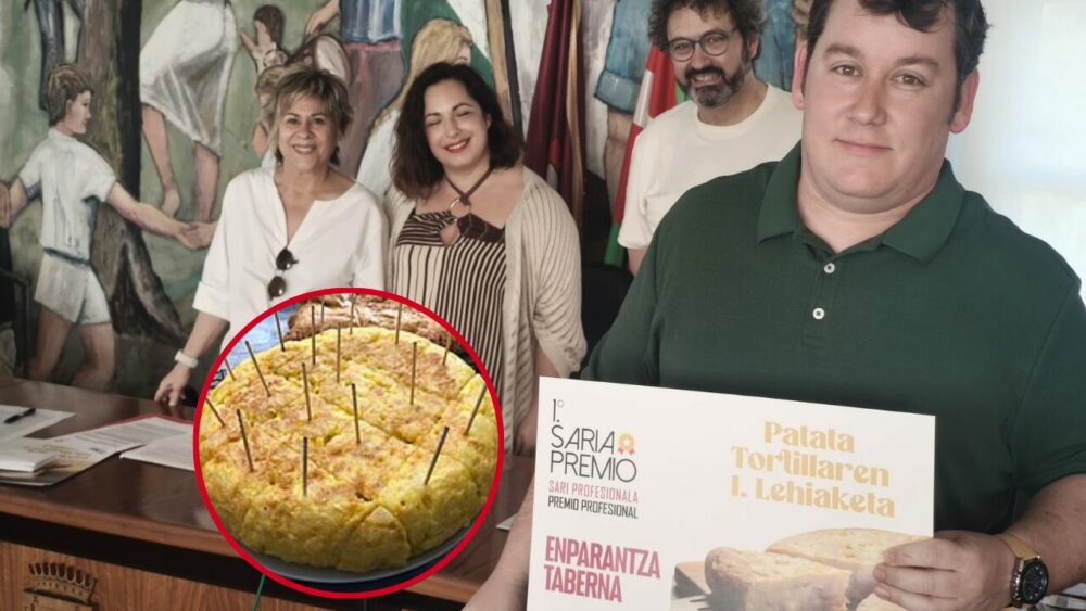 Esta es la mejor tortilla de patata de Abanto Zierbena según el jurado profesional