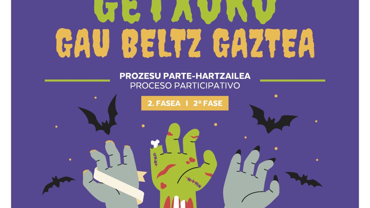 Los jóvenes de Getxo elegirán la programación de Gau Beltz Gaztea entre escape rooms, kalejiras y experiencias de terror