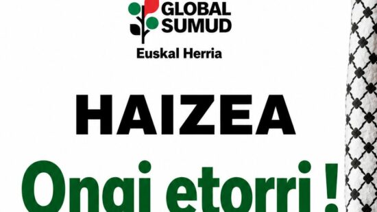 Nuevo recibimiento en Loiu a Haizea desde Gaza en medio de la polémica por la flotilla