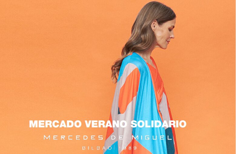 Moda, arte y solidaridad se dan la mano en Trapagaran con el Mercado de Verano de Mercedes de Miguel