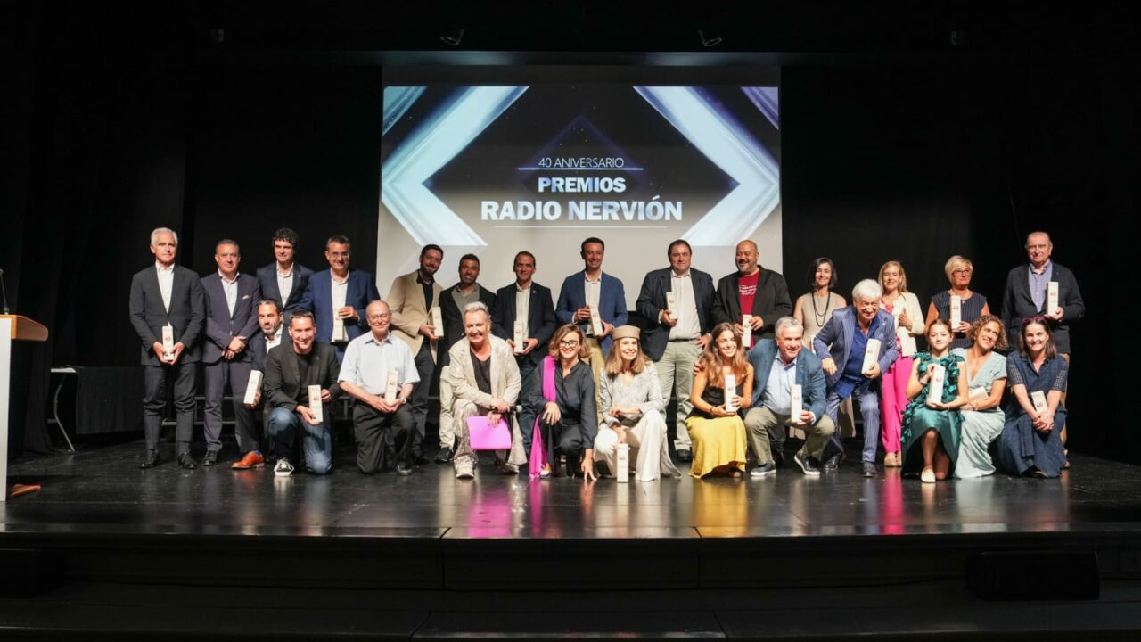 Los Premios Radio Nervión reúnen en Bilbao a referentes de la cultura, el deporte y la sociedad en su 40 aniversario