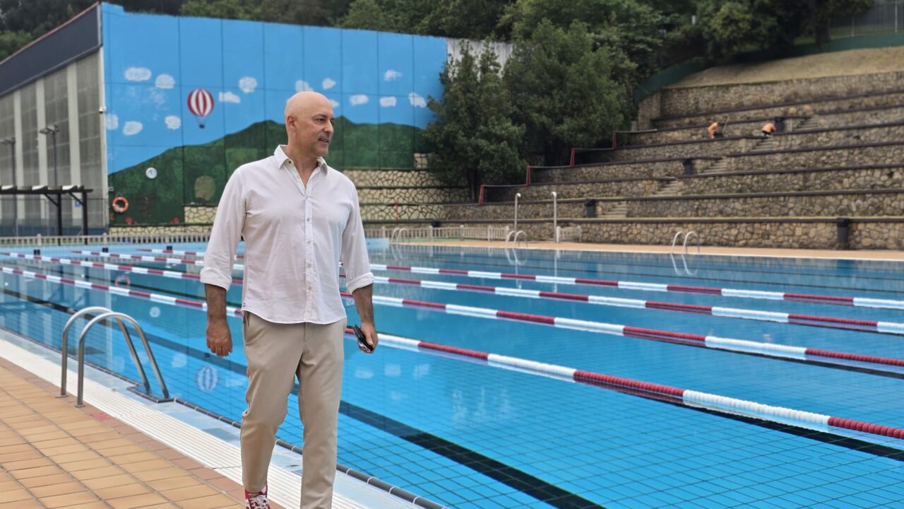 Las piscinas exteriores de Gorostiza permanecerán abiertas del 1 de junio al 30 de septiembre