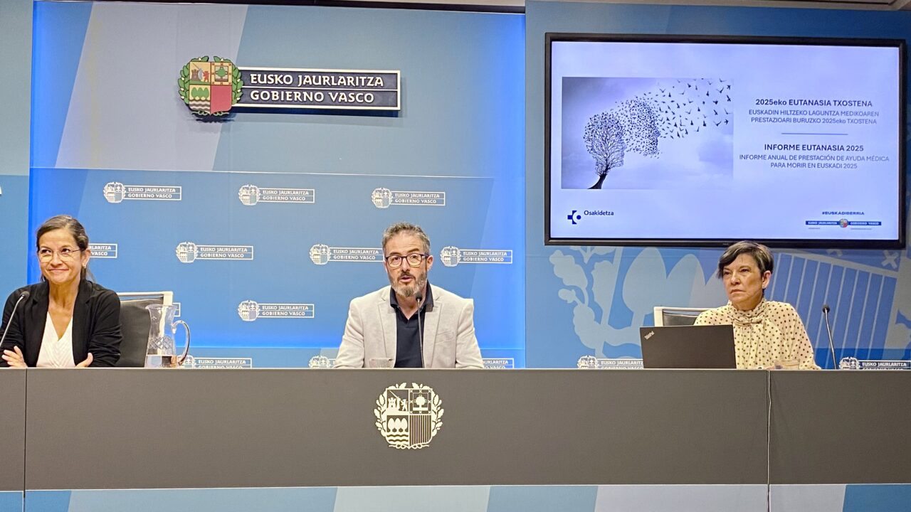 78 personas recurrieron a la eutanasia en Euskadi en 2025: los plazos se sitúan en mínimos históricos