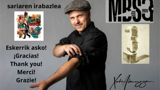 Xabier Aburruzaga recibe el Premio del Público Musika Bulegoa 2026