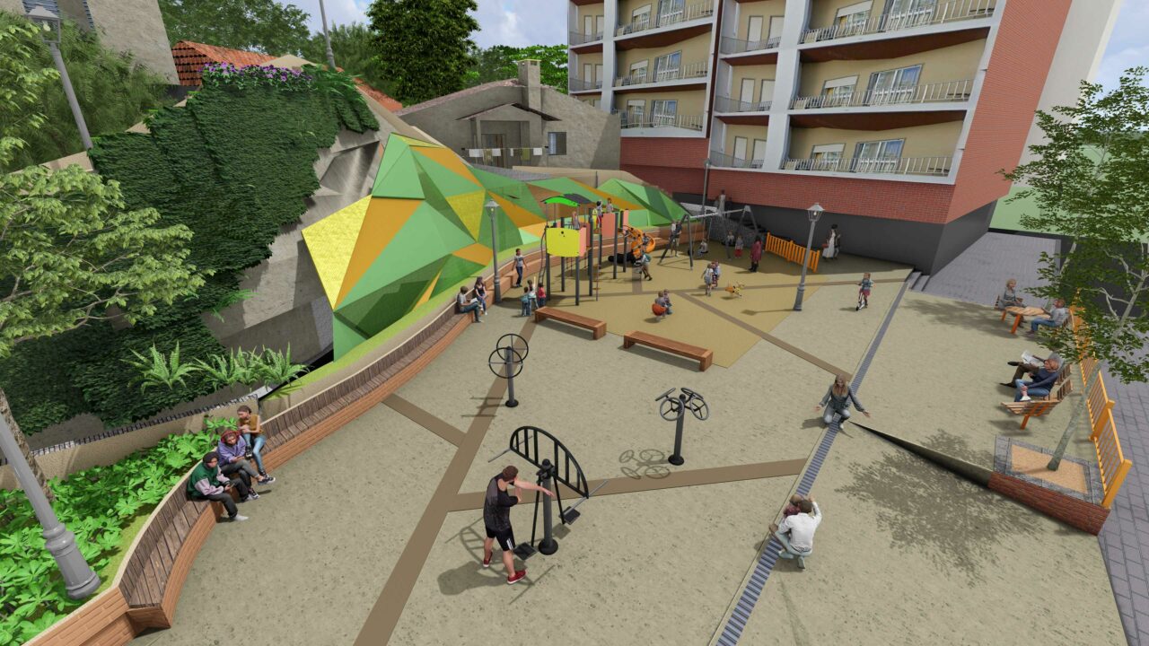 Bilbao renovará la plaza de Camino Peñascal con un nuevo parque infantil y zonas de estancia