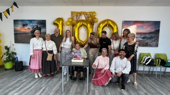 Soledad, la vecina de Gamiz-Fika que cumple 100 años: «¿Cómo voy a hacer yo 100 años? Si tengo 80»
