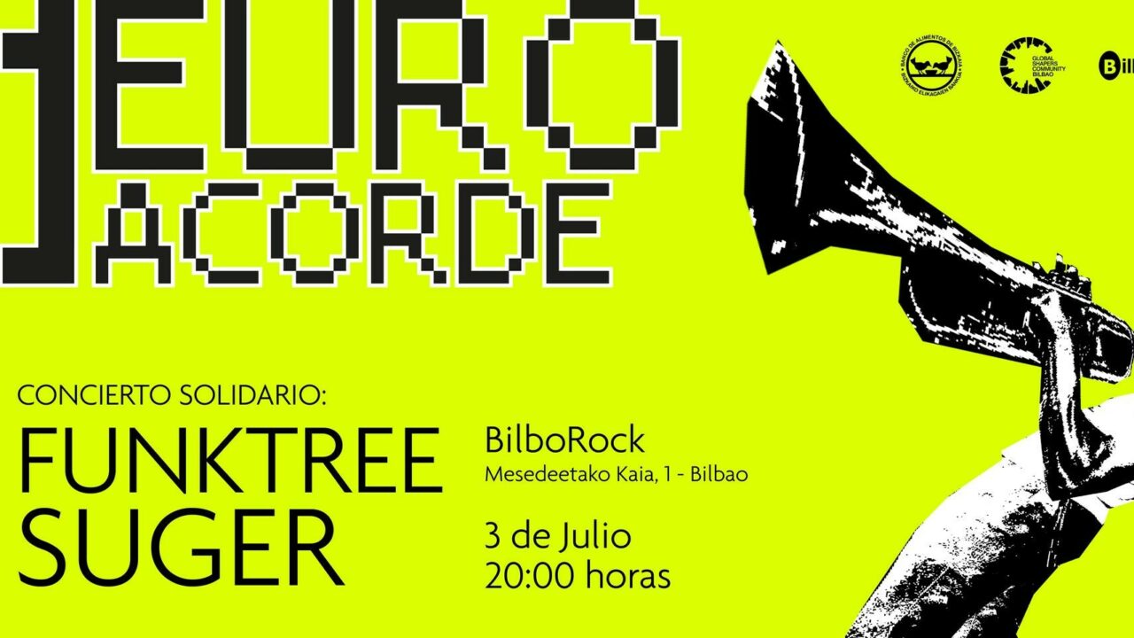 Bilborock acogerá un concierto solidario para ayudar al Banco de Alimentos de Bizkaia