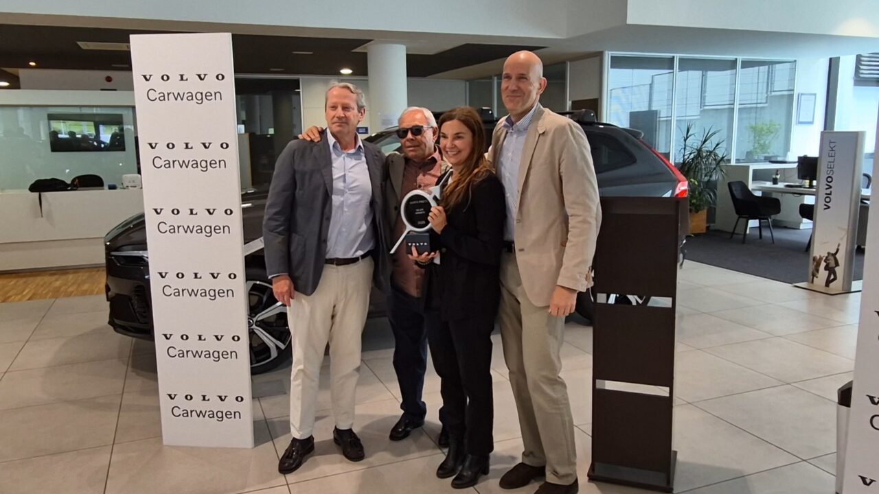 Marta Prieto, de Carwagen, premiada como mejor gerente de Volvo España