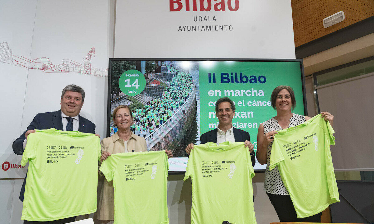 Bilbao se moviliza contra el cáncer con una gran marcha solidaria este domingo en el Guggenheim