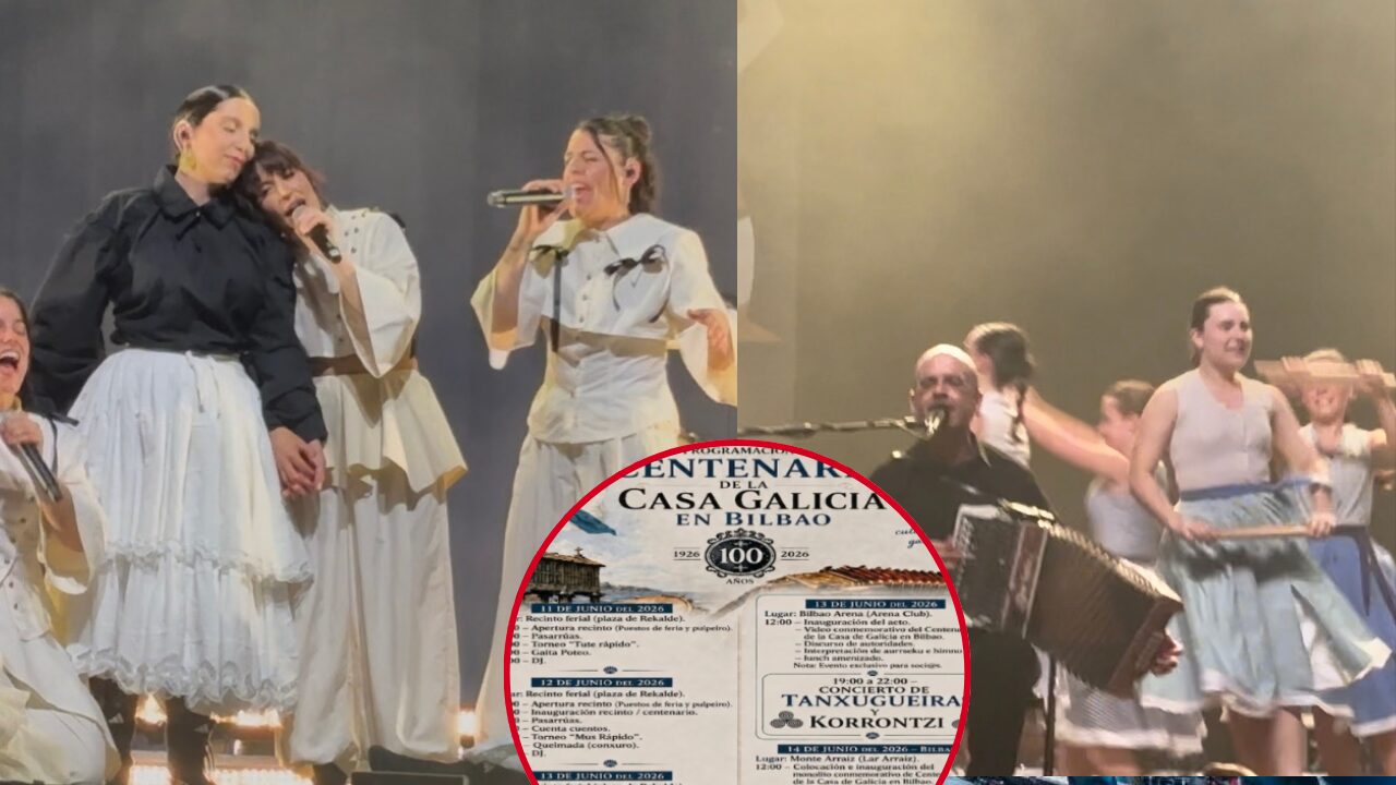 Casa Galicia Bilbao celebra un centenario histórico: Galicia y Euskadi se dieron la mano como nunca