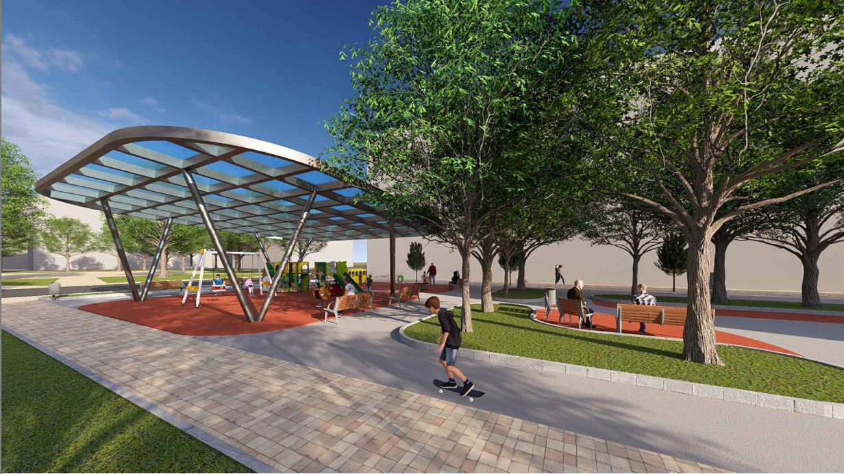 Barakaldo comienza las obras del nuevo parque cubierto en Zuazo