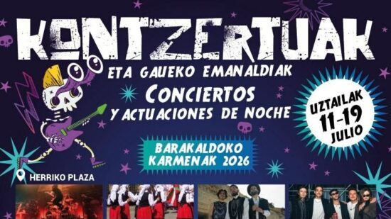 Karmenak de Barakaldo: Siloé, La Niña Polaca, Süne y Latzen encabezan el cartel de unas fiestas muy esperadas
