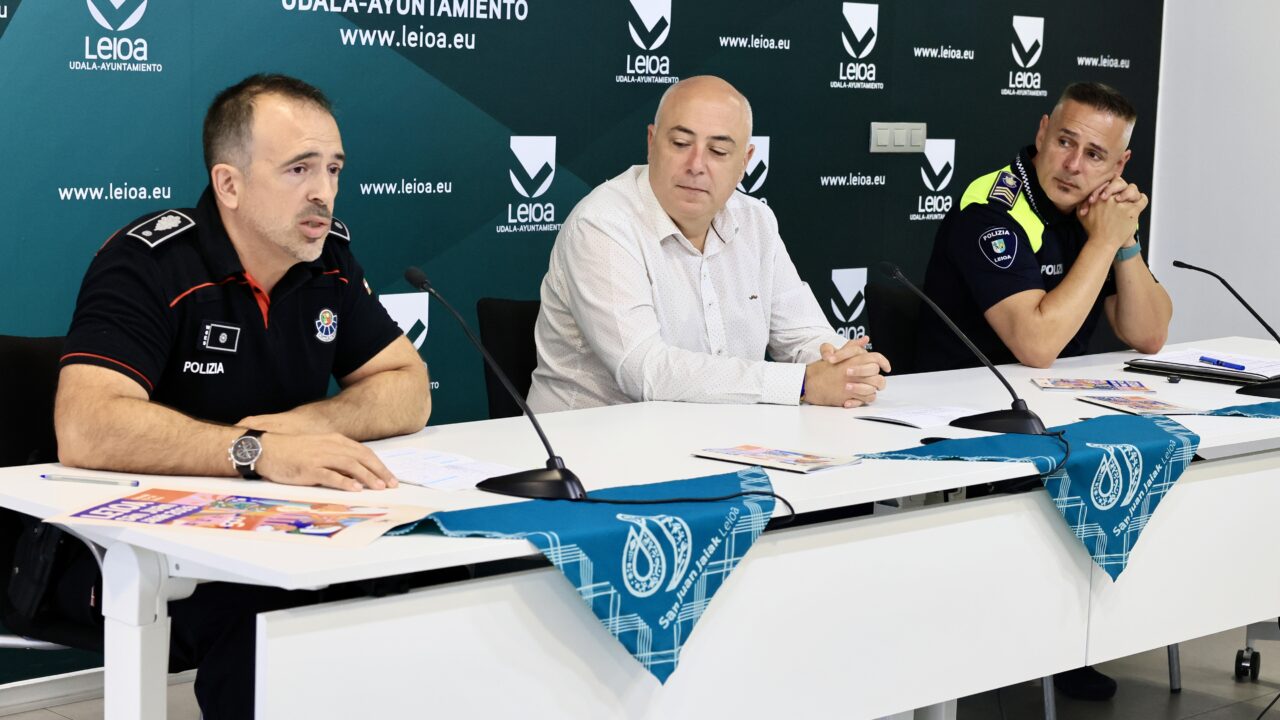 90 agentes se encargarán de velar por la seguridad en las fiestas de San Juan de Leioa