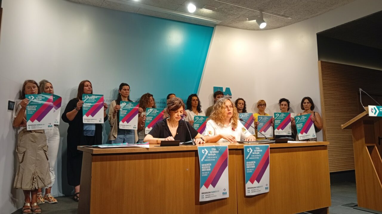 ELA convoca nuevas concentraciones en todos los centros de trabajo de Osakidetza