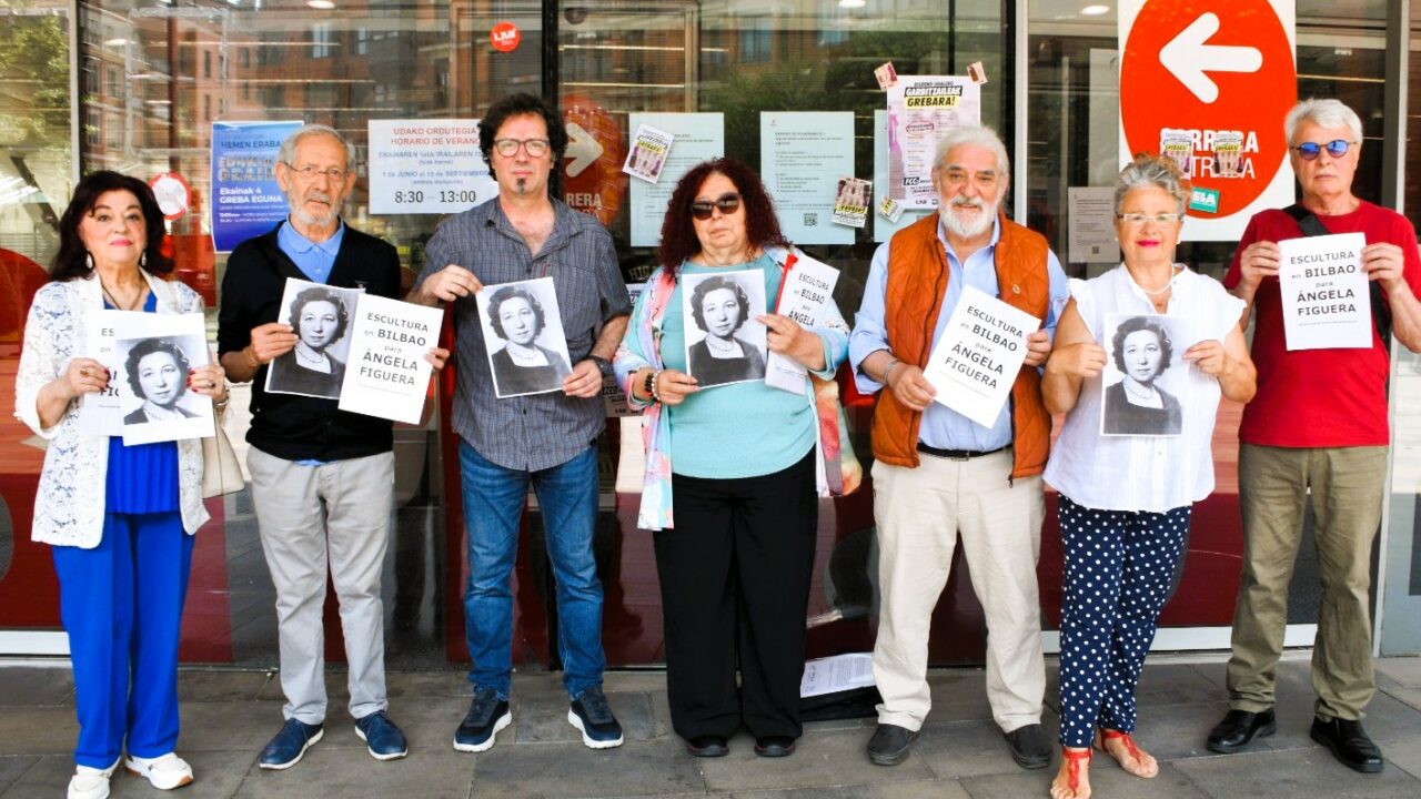 21 colectivos culturales se unen para pedir que Ángela Figuera tenga una escultura en Bilbao