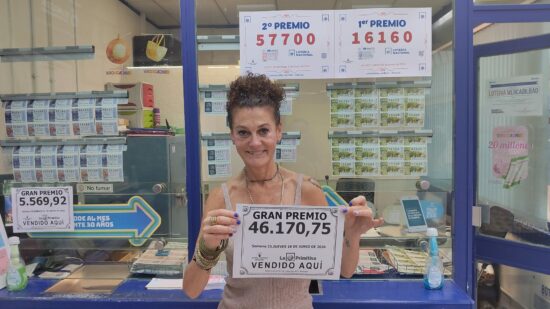 Ainhoa Areitio, lotera en Basauri, entrega un nuevo premio: «Dije que este iba a ser mi año»