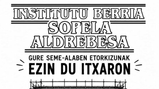 Sopela Zutik dice basta al bloqueo de la ampliación del Instituto Iberre