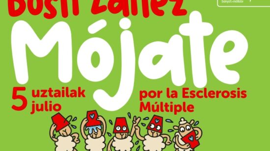 El ‘Mójate-Busti Zaitez’ vuelve a Euskadi para visibilizar la Esclerosis Múltiple y apoyar a miles de familias