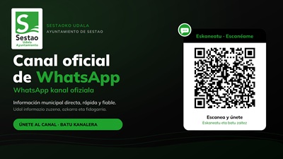 Sestao estrena un canal de WhatsApp para acercar la información municipal a la ciudadanía