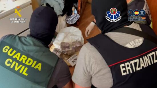 Cae un grupo criminal dedicado al tráfico de drogas que tenía su centro de operaciones en Getxo