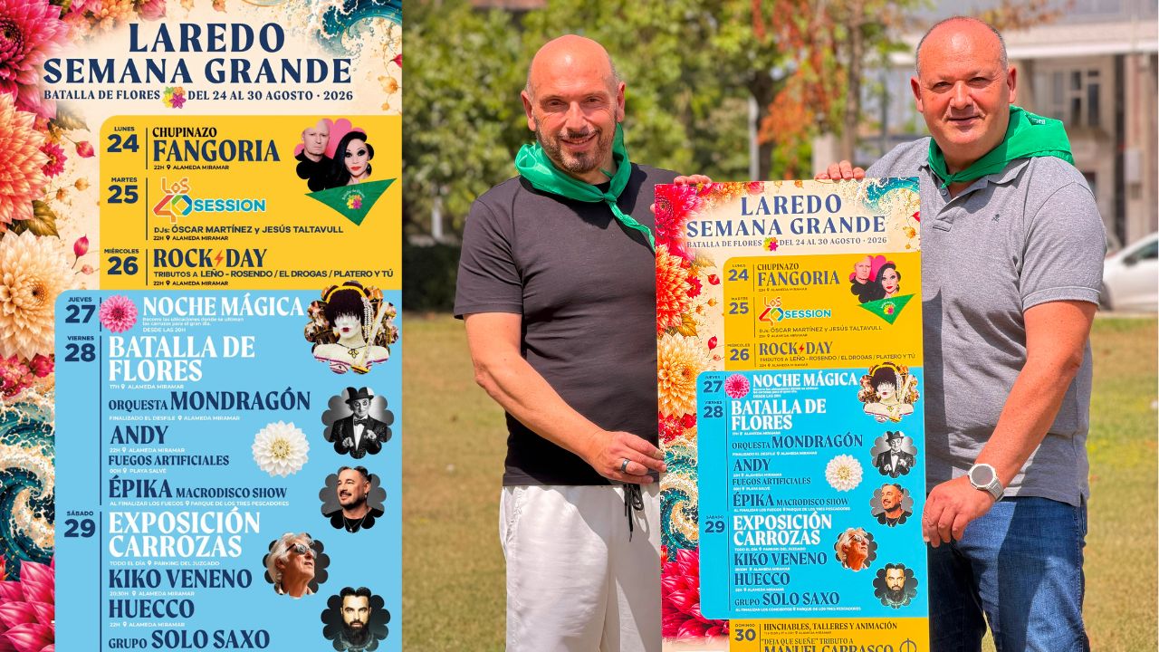 Fangoria, Andy o Kiko Veneno pondrán música a la Semana Grande de Laredo