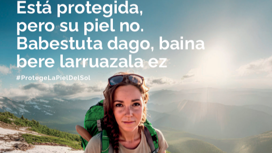 ‘Está protegido/a, pero su piel no’ una campaña que recuerda cuidar la piel para prevenir el cáncer