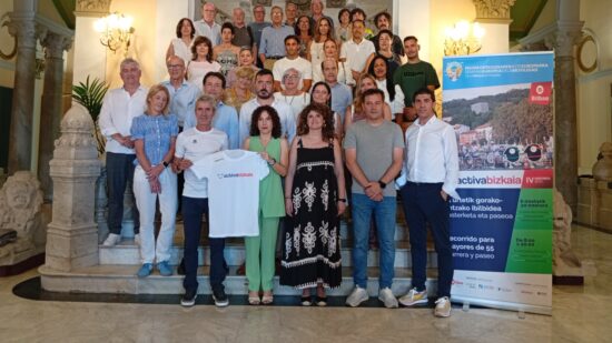 Más de 1.800 personas mayores de 55 años participarán en la IV edición del Reto Activa Bizkaia