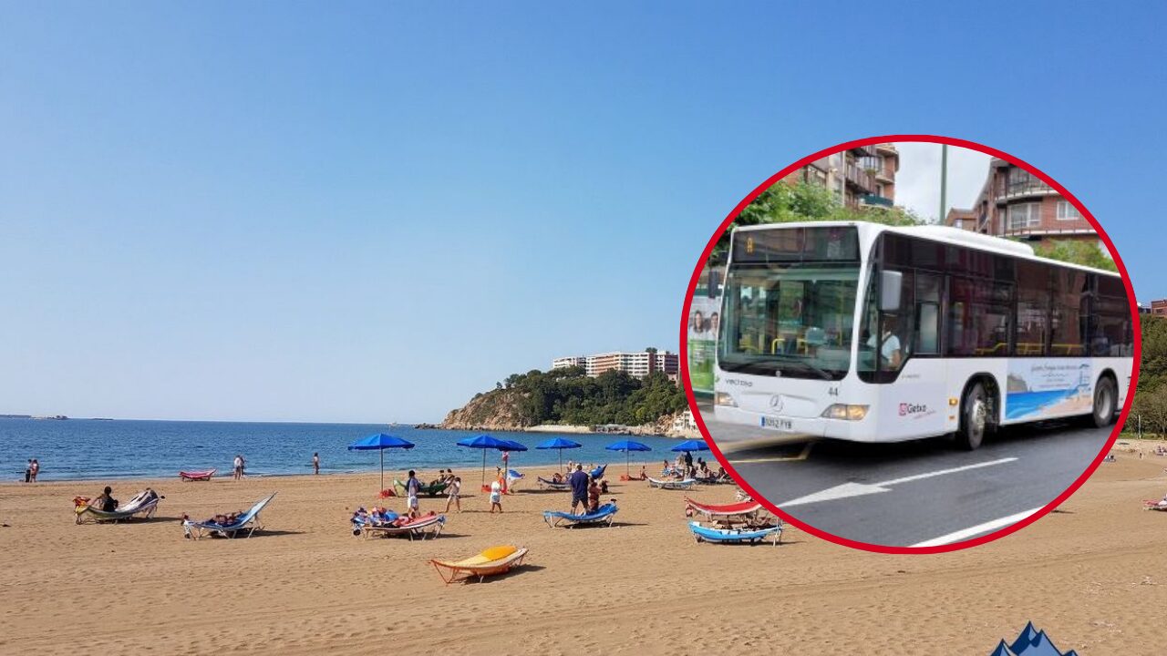 Getxo activa una lanzadera gratuita a la playa de Ereaga: paradas y horarios