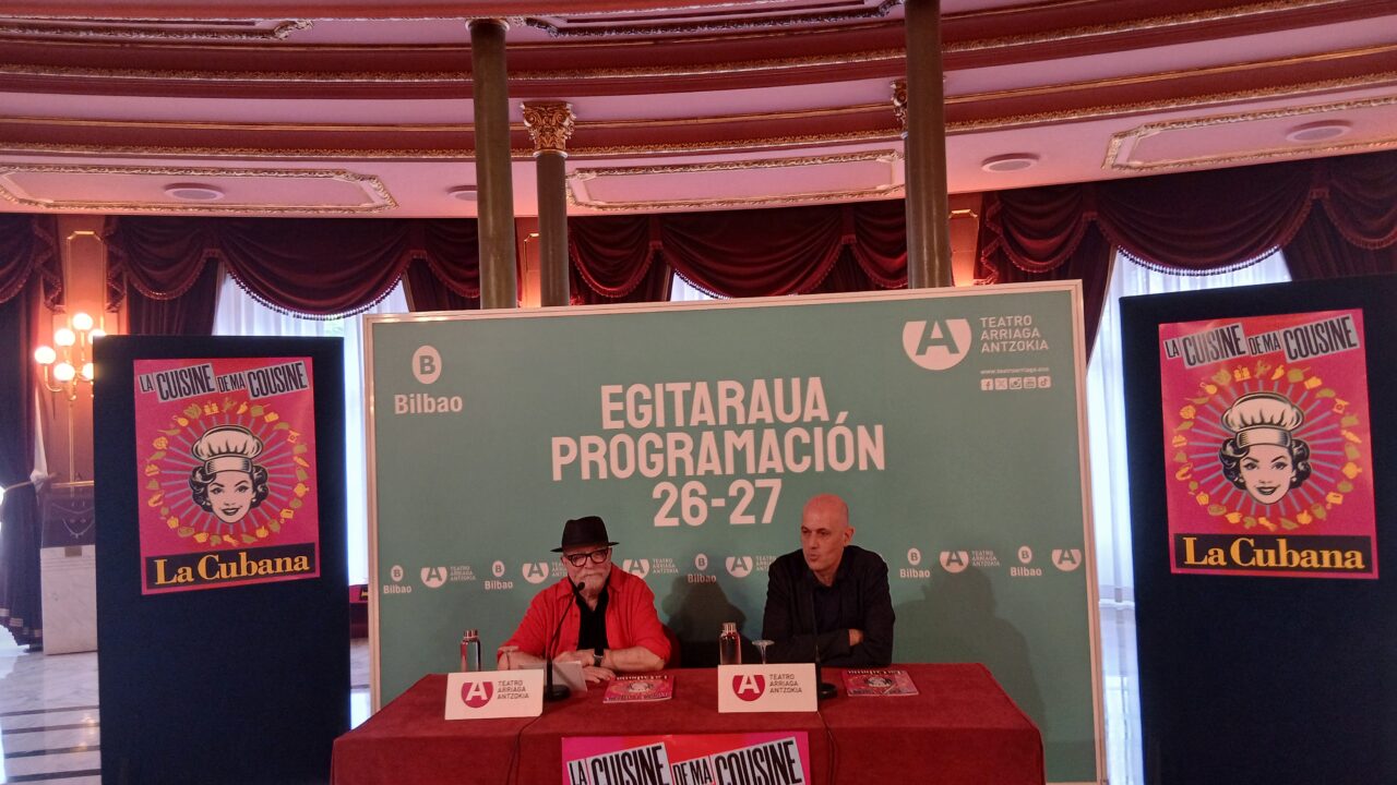 Humor y música en el Teatro Arriaga con el nuevo espectáculo de La Cubana: ‘La cuisine de ma cousine’
