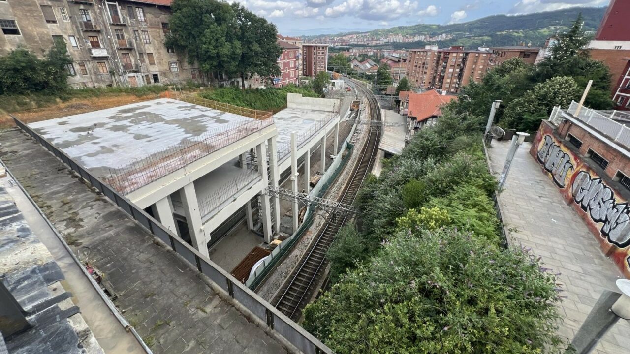 Inicia la segunda fase de las obras de la nueva estación de Bidebieta-Basauri