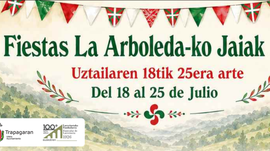 Fiestas de La Arboleda del 18 al 25 de julio: programa completo