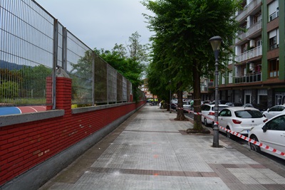 Sestao sustituirá ocho olmos enfermos por 16 nuevos árboles en Pablo Sarasate para mejorar la seguridad