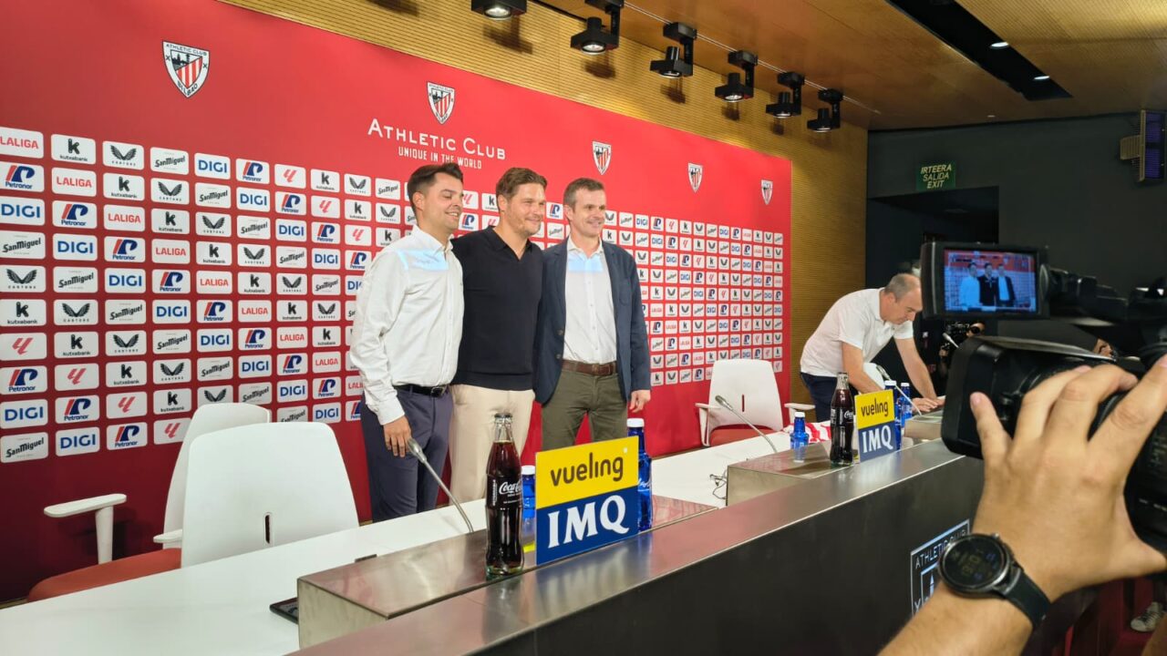 La bienvenida de Jon Uriarte a Edin Terzic: «Si nos has elegido es porque has visto en el Athletic a un club muy especial»