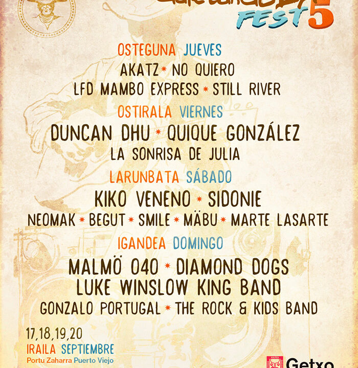 Duncan Dhu, Kiko Veneno y Sidonie lideran el DalecandELA Fest 2026 en Getxo